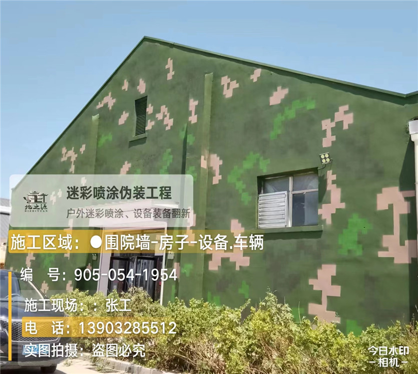 丰都外墙数码迷彩漆施工报价清单(100㎡标准墙面测算)